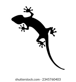 Lizard-Ikone, Vektorgrafik. Schild zur Abbildung. kaltblütiges Symbol oder Logo.
