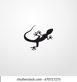 lizard icon. vector sign symbol on white background