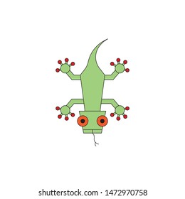Lizard icon,vector on a white background