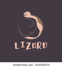 Lizard Logo Design Concept Vector. Animal Logo Design Template