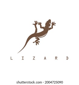 A Lizard Logo Design Vector