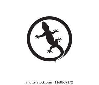 Lizard logo design vector illustration