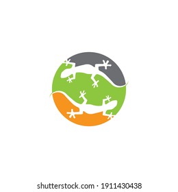 Lizard logo design vector template, Illustration design Lizard, Symbol Icon