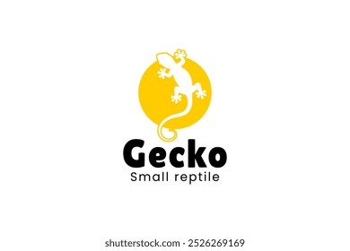 Logotipo Lizard. Logotipo Gecko. Logo Chameleon. Simples e Moderno. Ilustração vetorial