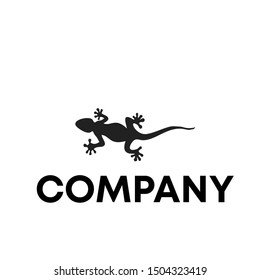 Lizard logo gecko vector reptile template illustration