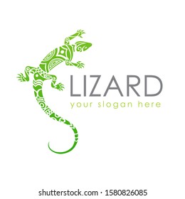 Lizard logo graphic design concept. Editable lizard element, can be used as logotype, icon, template in web and print