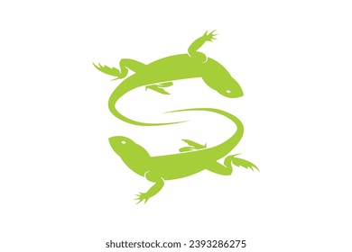 Logo de Lizard con diseño simple y minimalista