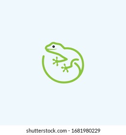 Lizard Logo Vector Design Template