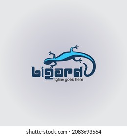 Lizard logo vector template illustration