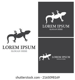 Lizard logo vector template illustration
