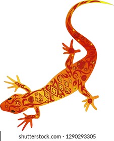 19 Newt drawing flower Images, Stock Photos & Vectors | Shutterstock