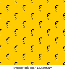 Lizard pattern seamless vector repeat geometric yellow for any design