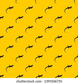 Lizard pattern seamless vector repeat geometric yellow for any design