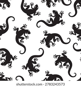 lizard seamless pattern for background, wall decoration, fabric motif, texture, wallpaper, gift wrapping	