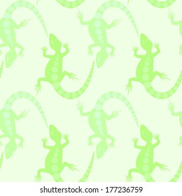 lizard seamless pattern. EPS 10. No transparency. No gradients.