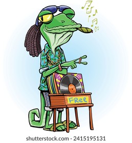 Lizard sells old LPs of disco hits