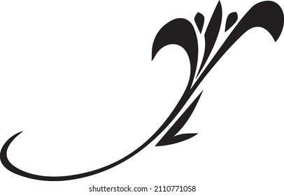 lizard silhouette abstract symbol vector