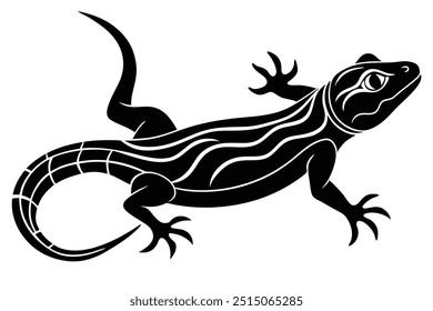 Lizard Silhouette Vektorgrafik .This editierbar und druckbar Vektor eps-Datei