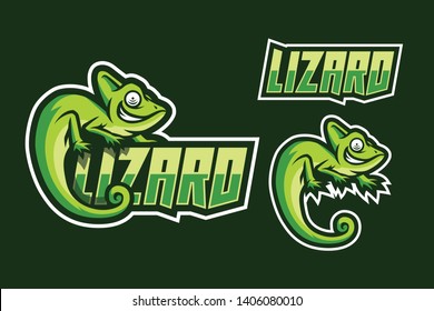 Lizard Sport Mascot Logo Design