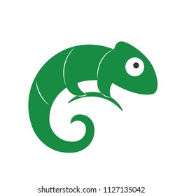 Lizard symbol vector logo template