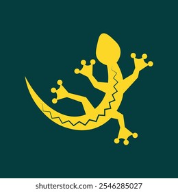 Lizard trendy artwork good abstract vector illustration colorful applied design.eps