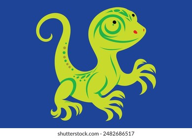 lizard vector art design illustration