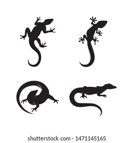 Lizard vector design animal and reptile gecko 