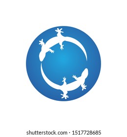 lizard vector icon logo and symbol template