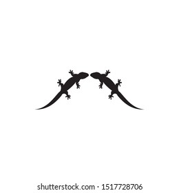 lizard vector icon logo and symbol template