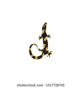 lizard vector icon logo and symbol template