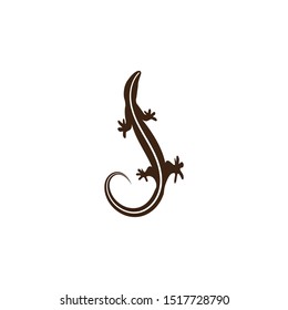 lizard vector icon logo and symbol template
