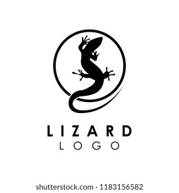 Lizard vector icon logo and symbols template