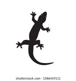 Lizard vector icon logo. Lizard symbols isolated on white background