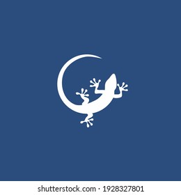 Lizard vector icon logo and symbols template