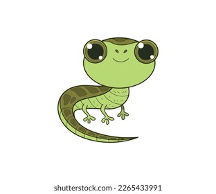 Vektorsymbol von Lizard einzeln. Lizard Tier Vektorsymbol. Lizard-Symbol