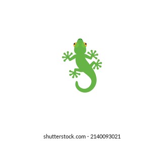 Lizard vector isolated icon. Lizard emoji illustration.