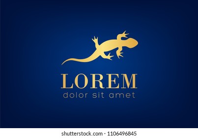 Lizard vector logo