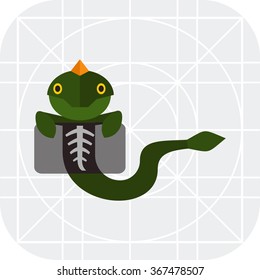 Lizard and X-ray
