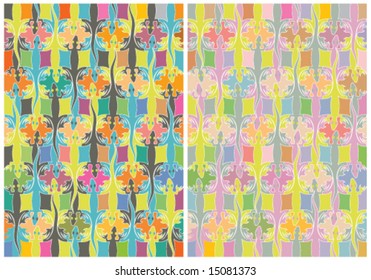 Lizards colorful patterns