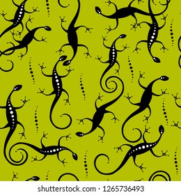 Lizrds, seamless pattern for your design
