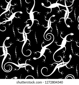 Lizrds, seamless pattern for your design