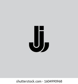 lj combined letter logo - vector