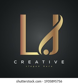 LJ creative luxury logo design