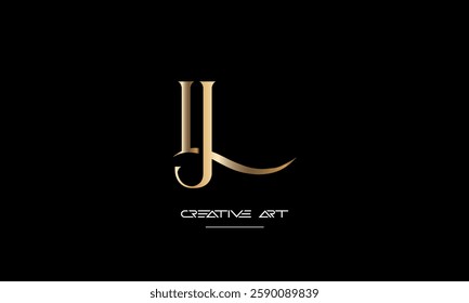 LJ, JL, L, J abstract letters logo monogram