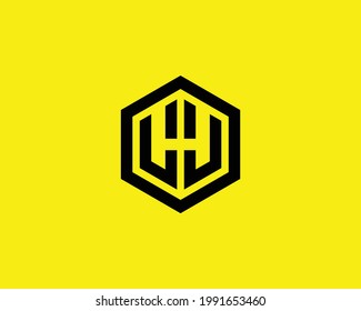 LJ letter logo design vector template