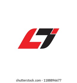LJ logo letter design