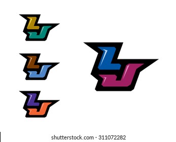 LJ Marks in different colors for separating divisions or groups.