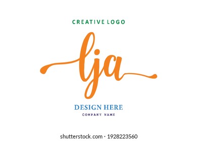 LJA lettering logo is simple, easy to understand and authoritative