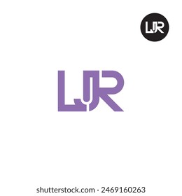 LJR Logo Letra Monograma Diseño