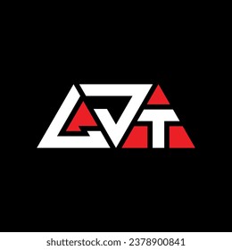 LJT triangle letter logo design with triangle shape. LJT triangle logo design monogram. LJT triangle vector logo template with red color. LJT triangular logo Simple, Elegant, and Luxurious design.